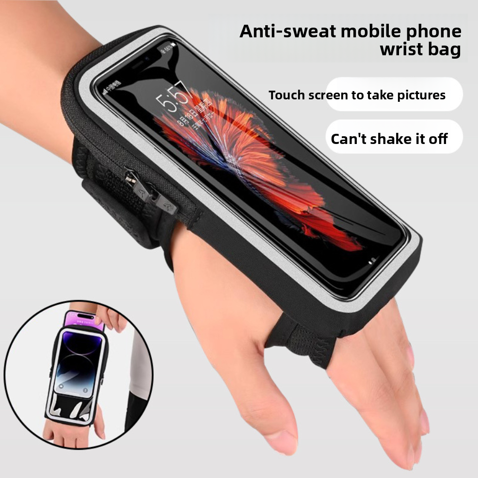Running Gear Storage - Running Phone Wrist Bag Unisex Sports