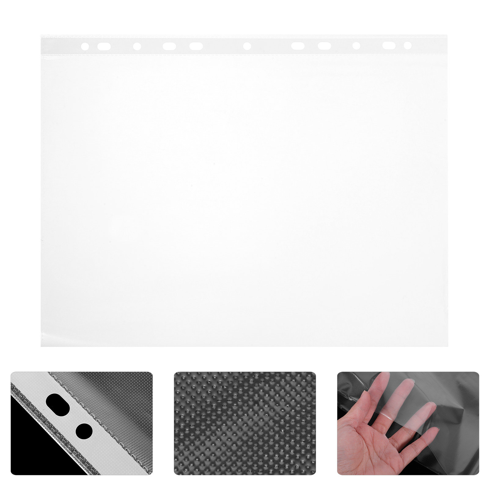 100Pcs Transparent Document Sl - Running Gear Storage avis et prix