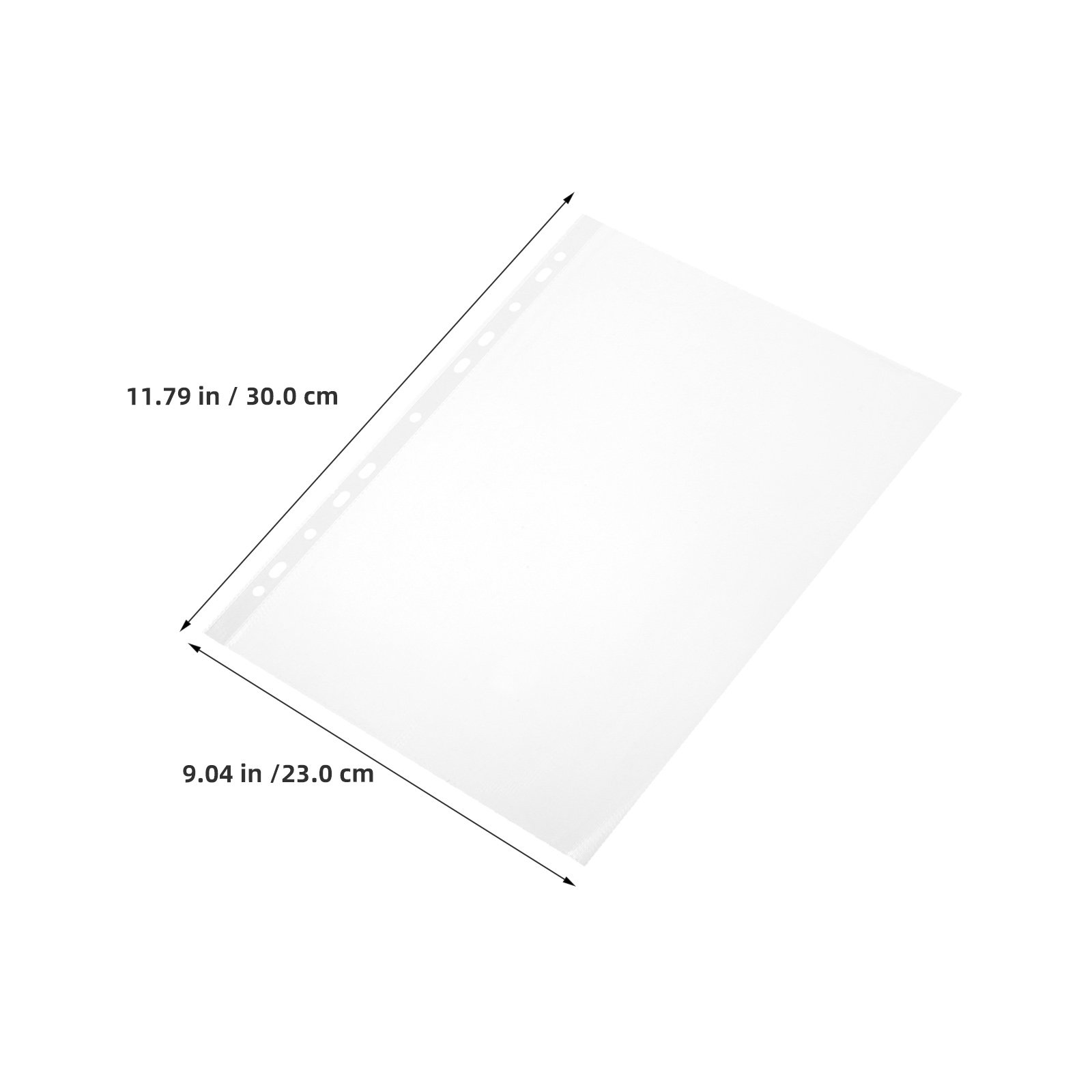 100Pcs Transparent Document Sl - Running Gear Storage avis et prix