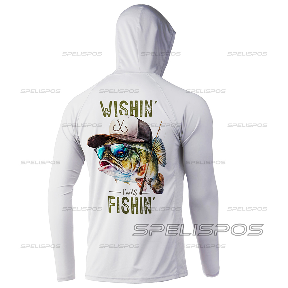 Fishing Hood White Long Sleeve - Running Gear Essential avis et prix