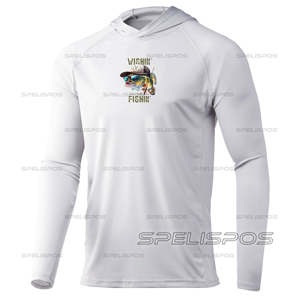 Fishing Hood White Long Sleeve - Running Gear Essential avis et prix