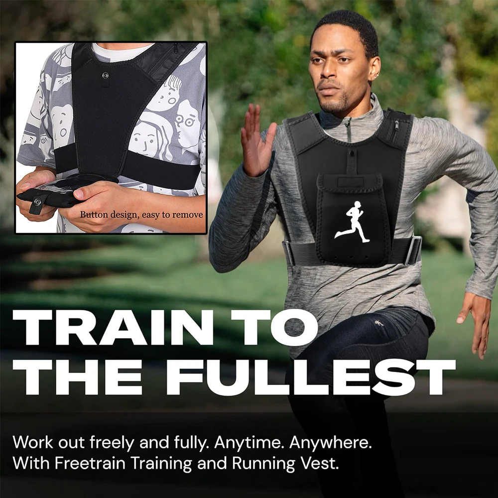 Adjustable Running Vest Phone  - Running Gear Essential avis et prix
