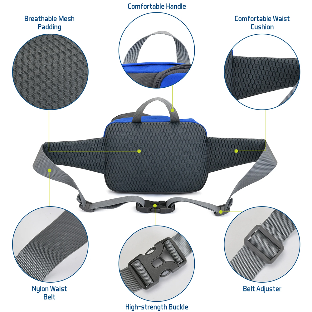 1PCSFanny Pack Waist Bag - Uni - Running Gear Essential avis et prix
