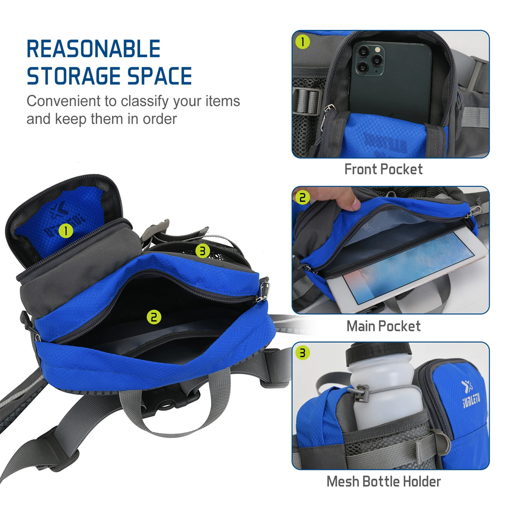 1PCSFanny Pack Waist Bag - Uni - Running Gear Essential avis et prix