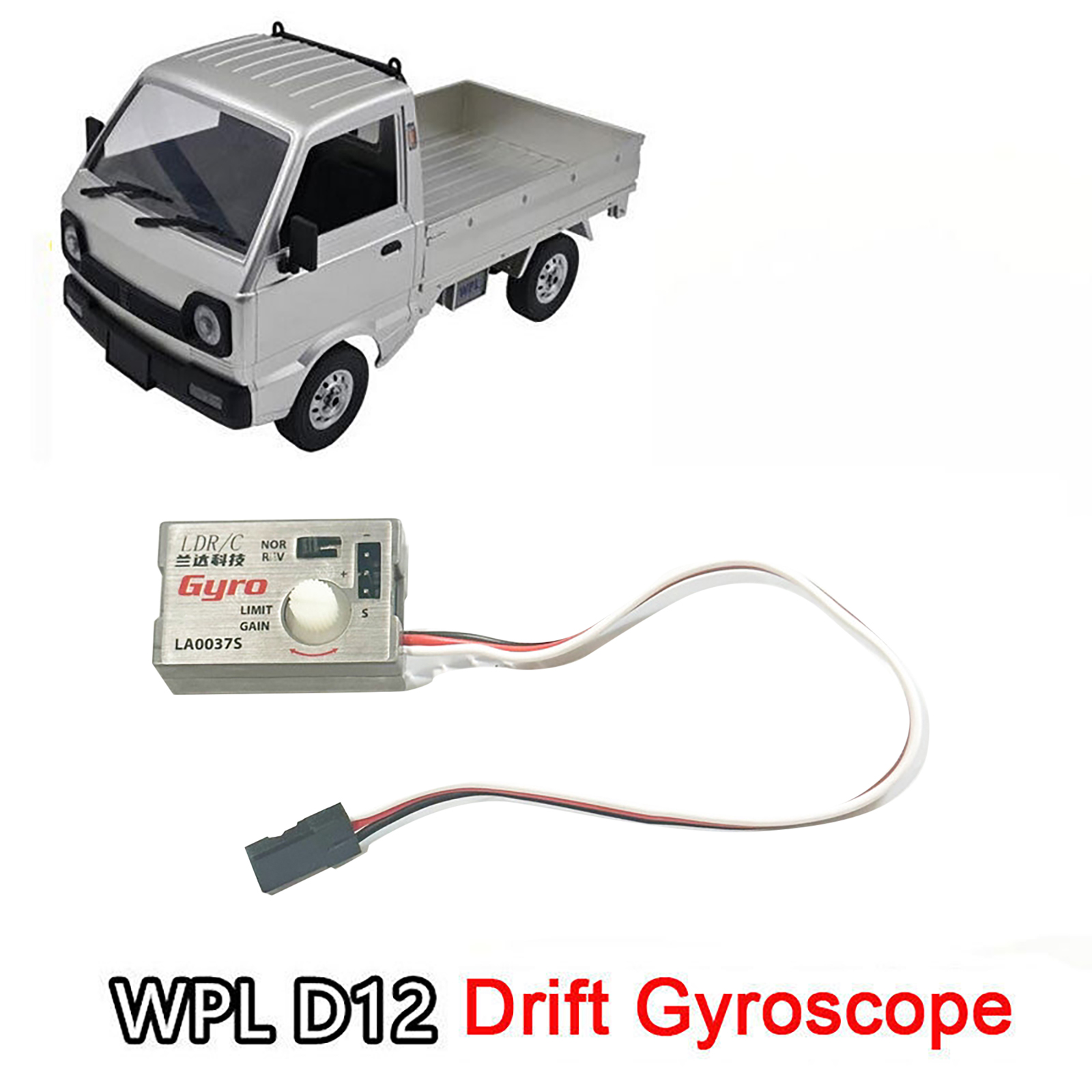 For WPL D12 Digital Gyroscope  - Running Gear Car avis et prix