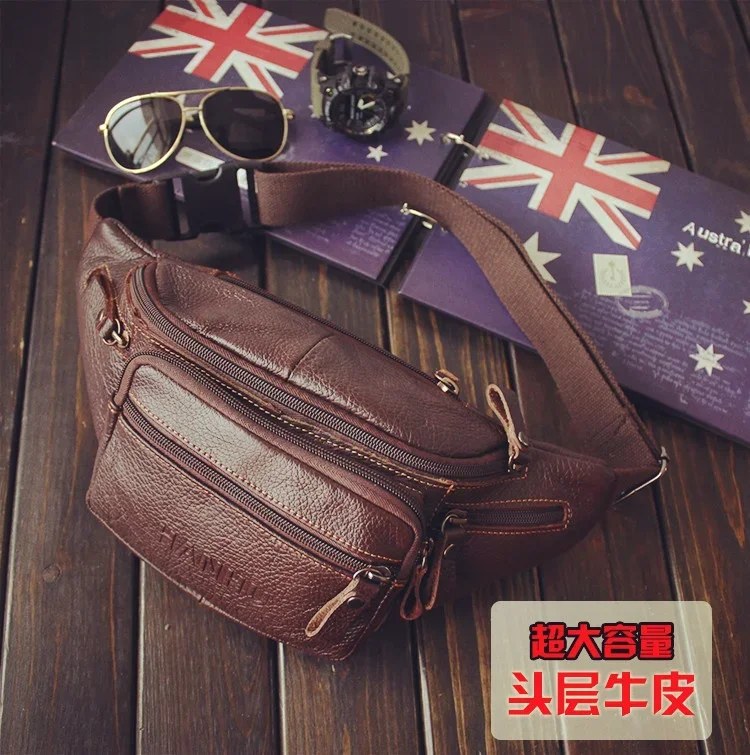 Genuine Cowhide Leather Waist  - Running Gear Belt avis et prix