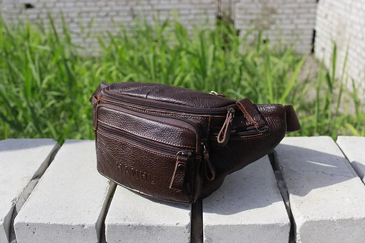 Genuine Cowhide Leather Waist  - Running Gear Belt avis et prix