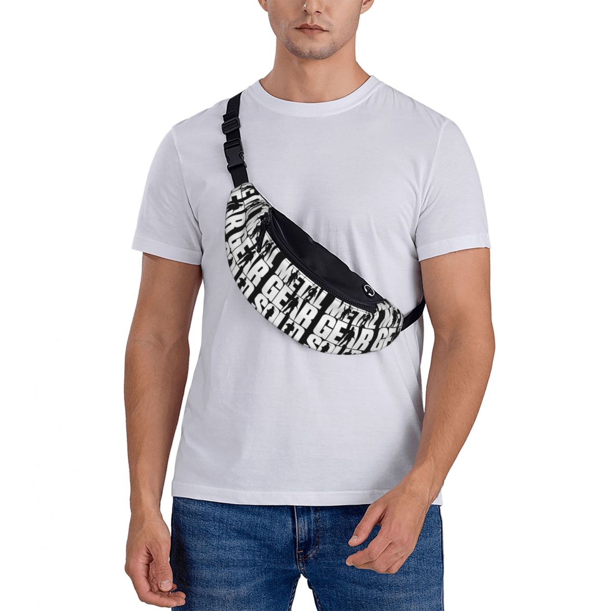 Crossbody Waist Bag Metal Gear - Running Gear Bag For Men avis et prix