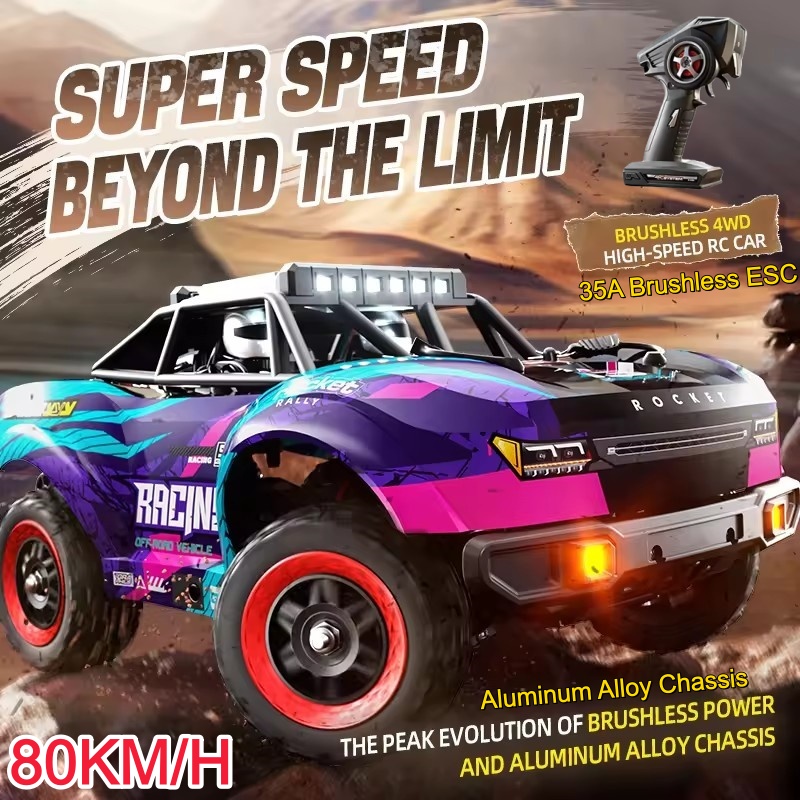 80KM/H Brushless RC Racing Car - Running Gear Car avis et prix
