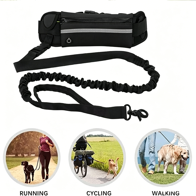 Dog Running Waist Leash Nylon  - Running Gear Belt avis et prix