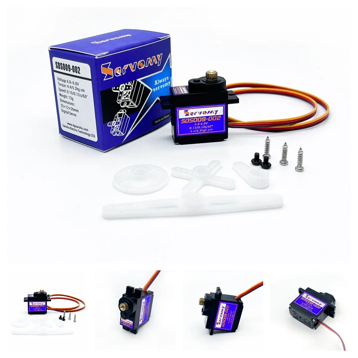 4pcs Servomy SDS009-02 9g Serv - Running Gear Car avis et prix