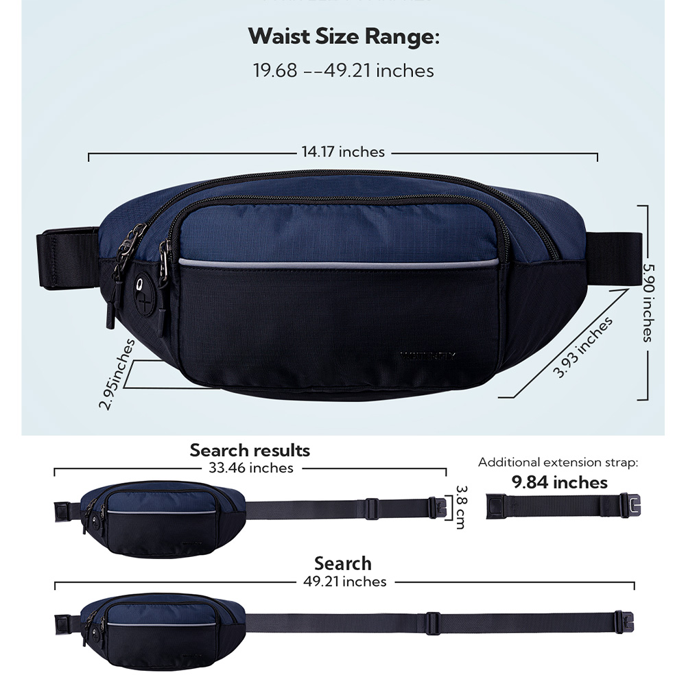 WATERFLY Fanny Pack Waist Bag  - Running Gear Belt avis et prix