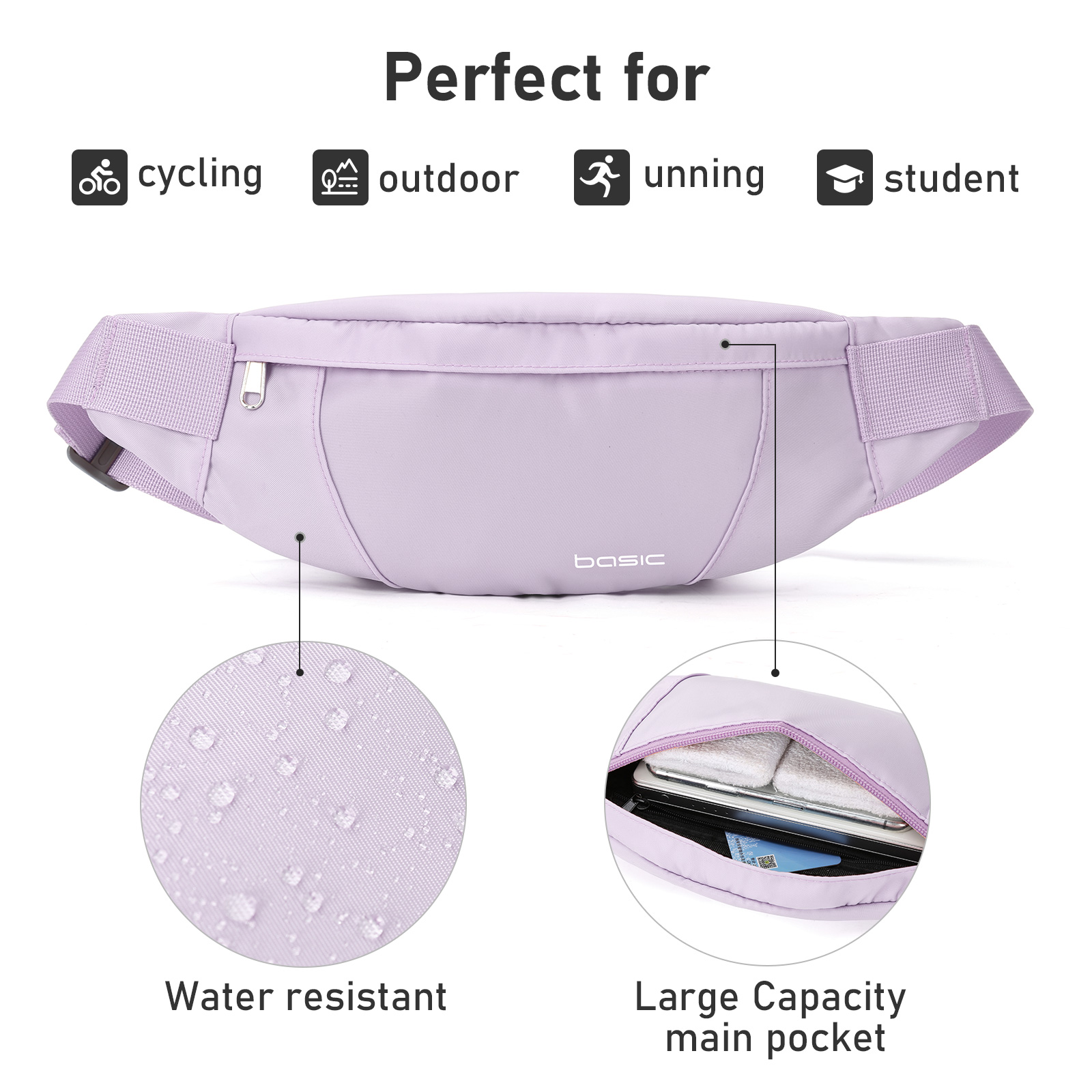 Fashion Running Waist Bag Wate - Running Gear Belt avis et prix