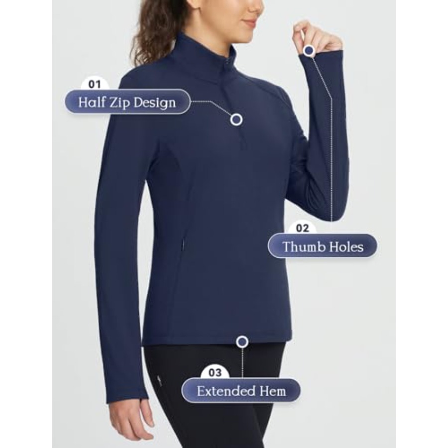 Women's Fleece Pullover Jacket - Running Gear In Winter avis et prix
