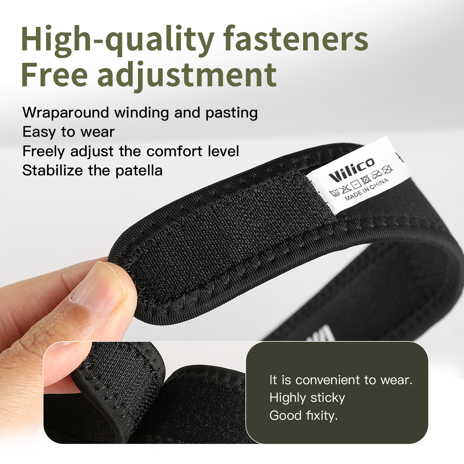 1PC Patella Kneecap Band Silic - Running Gear Essential avis et prix