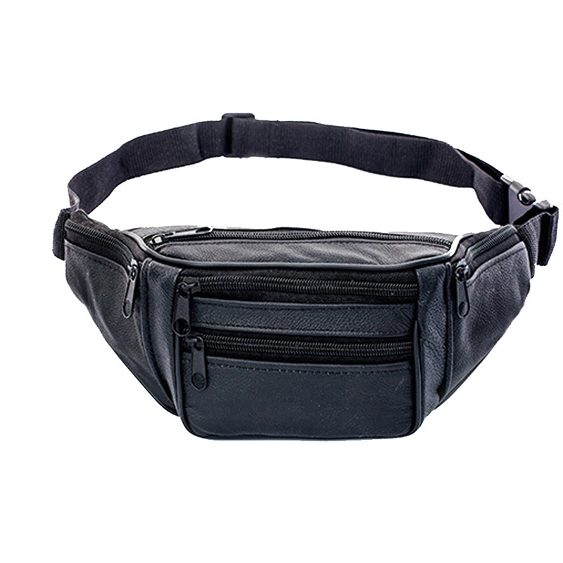 Leather Men Waist Chest Bag Th - Running Gear Belt avis et prix